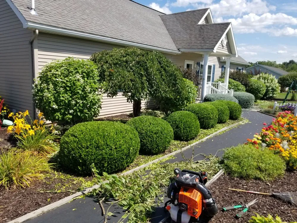 Local yard maintenance for homes across East Syracuse, NY - Evergreen landscaping