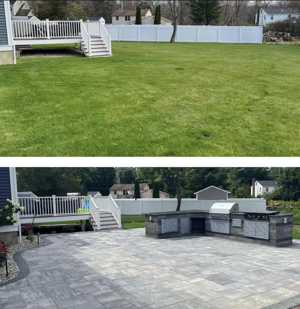 Professional garden landscaping in Easton, MA - Evergreen Landscaping