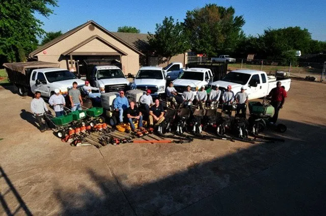 Affordable landscape design in Edmond, OK by Evergreen Landscaping