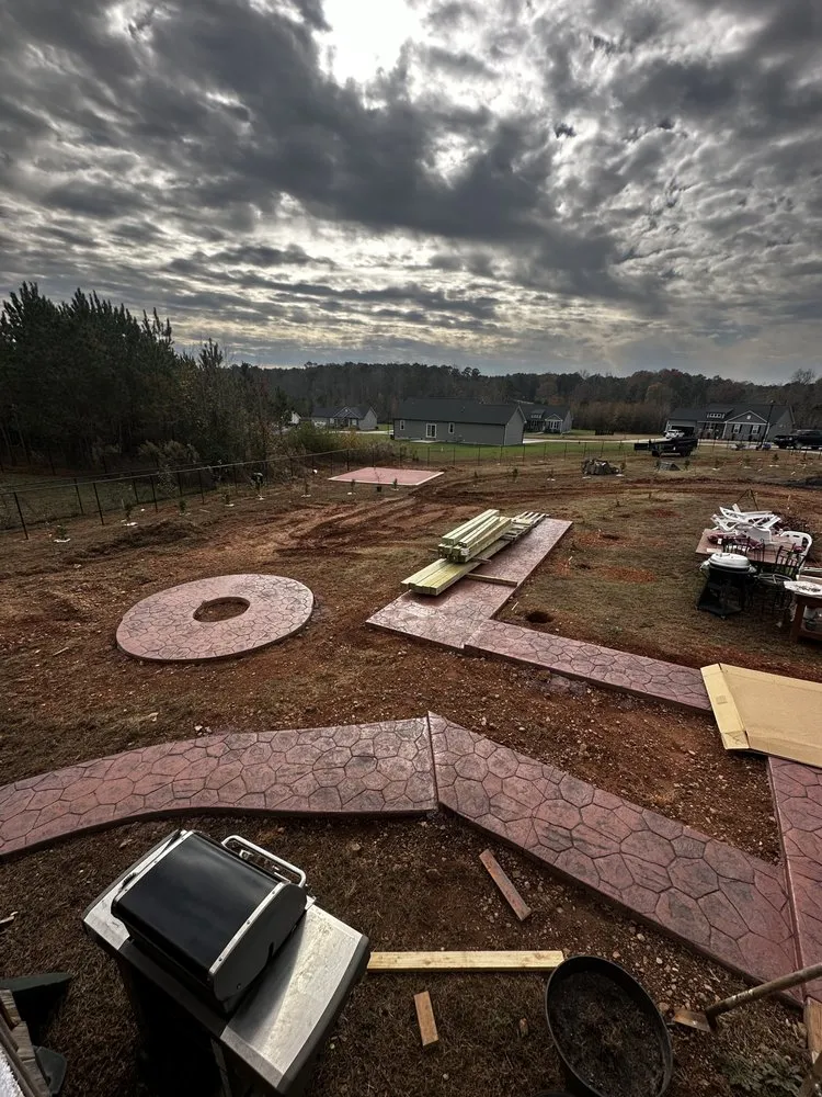 Custom outdoor landscaping in Middlesex, NC by Evergreen landscaping solutions