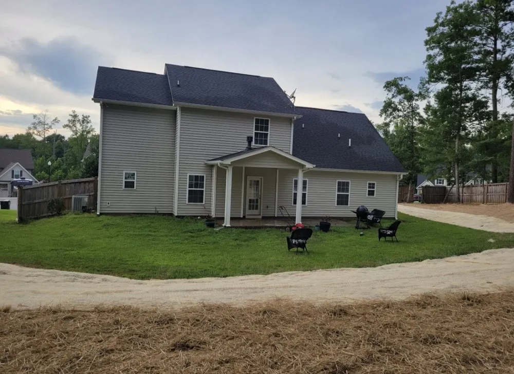 Custom outdoor landscaping for beautiful yards in Middlesex, NC by Evergreen landscaping solutions