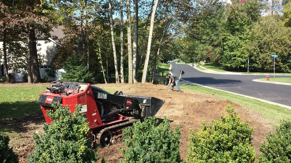 Professional lawn mowing service in Oakton, VA by Evergreen Lawn & Landscape Services