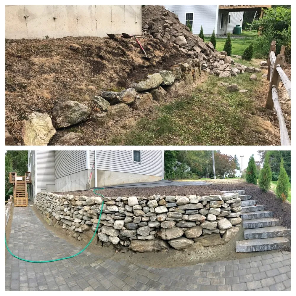 Local landscape installation for homes in Watertown, CT by EverGreen Lawn & Landscape