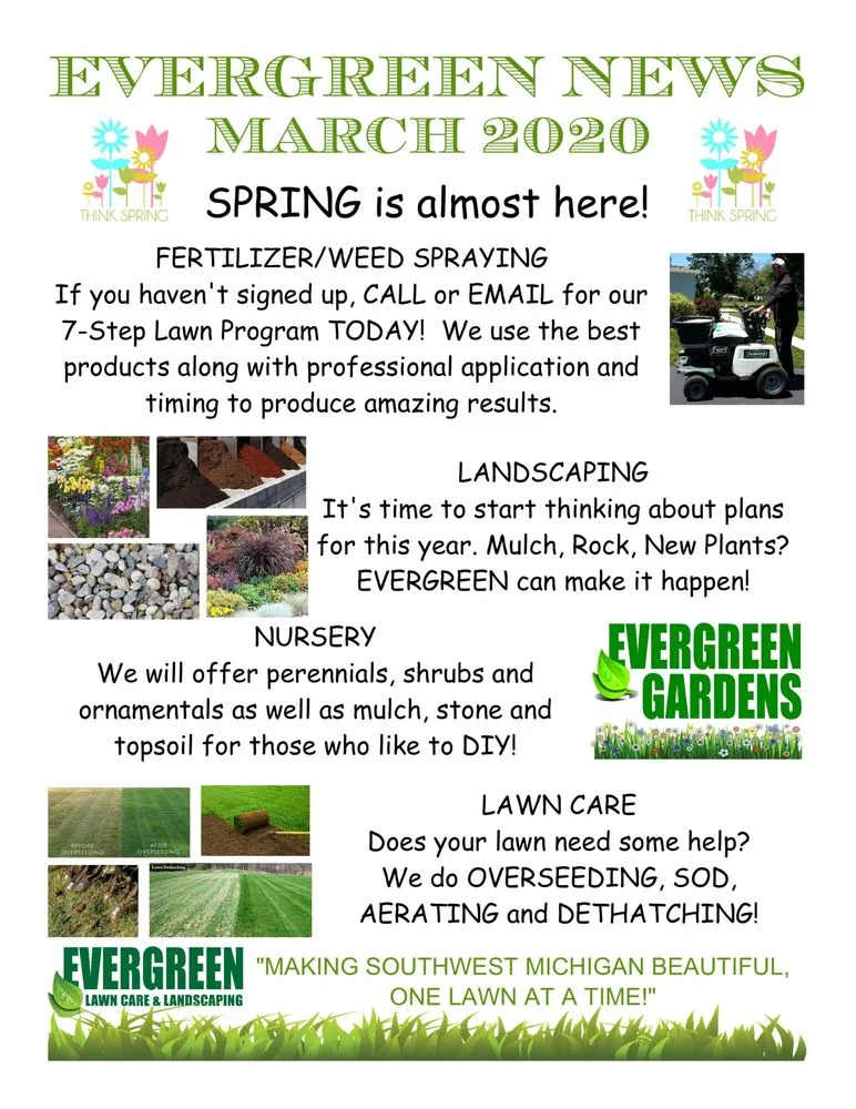Affordable residential landscaping in Benton Harbor, MI by Evergreen Lawn Care & Landscaping