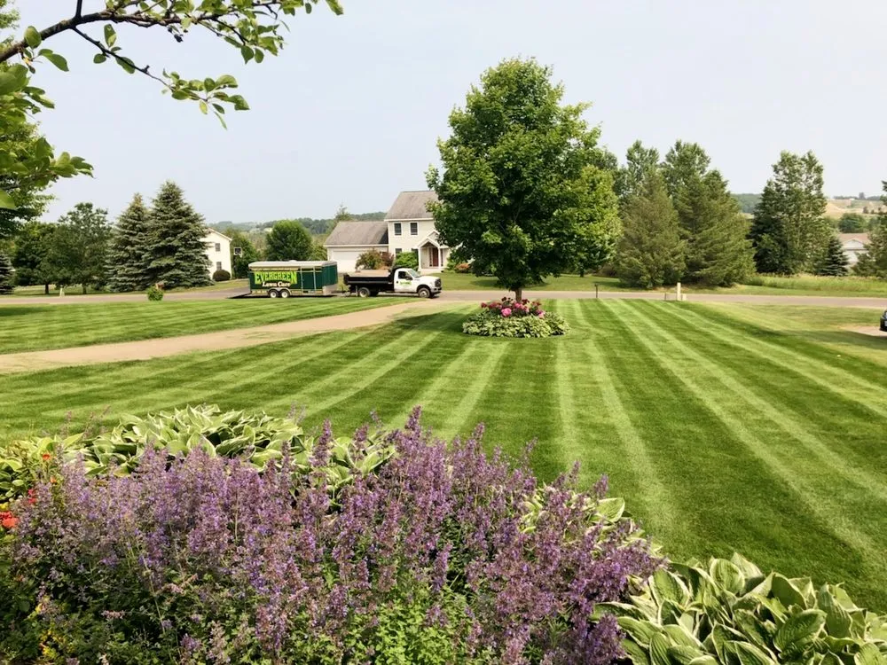 Local garden landscaping for year-round maintenance across Petoskey, MI - Evergreen Lawn Care