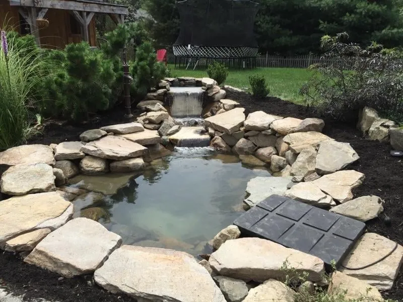 Custom outdoor landscaping in Leicester, MA - Evergreen Lawn Maintenance and Landscape