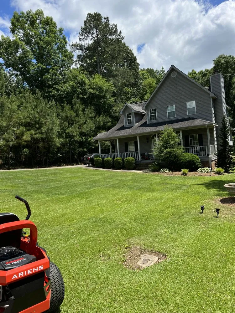 Professional outdoor landscaping for outdoor upgrades in Cullman, AL by Evergreen Lawn Service