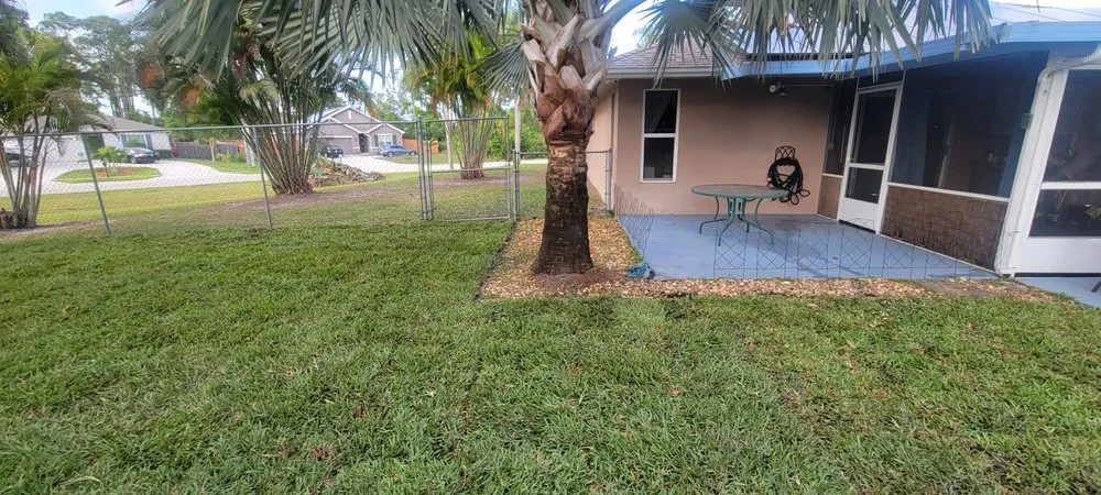 Professional yard cleanup service in Stuart, FL by Evergreen Lawncare and Maintenance