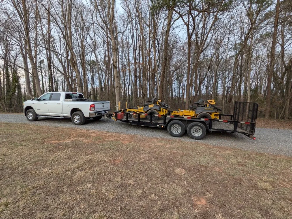 Affordable yard cleanup service in Dobson, NC by Evergreen Lawncare