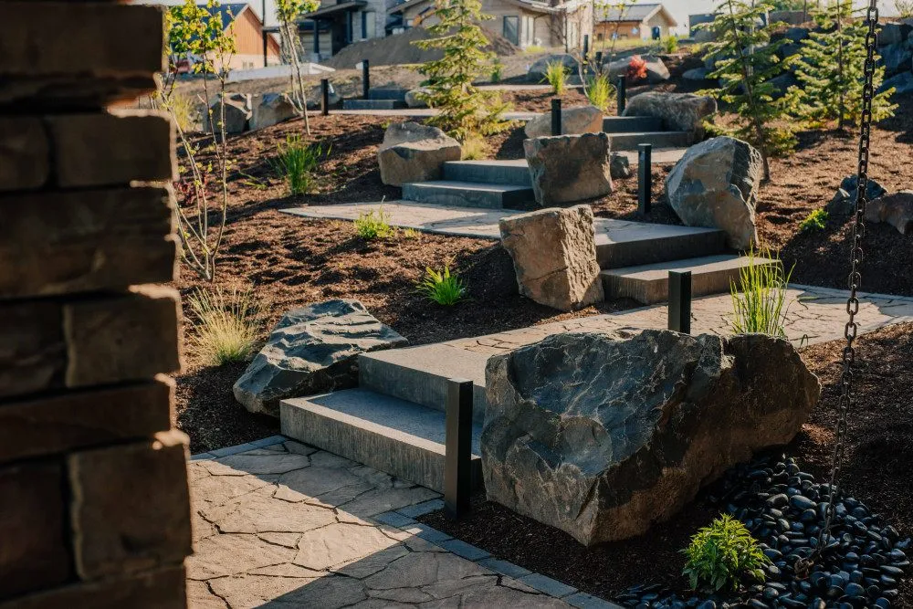 Affordable landscape design in Statesville, NC by Evergreen Outdoor Living