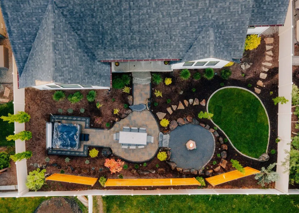 Expert garden landscaping in Statesville, NC by Evergreen Outdoor Living