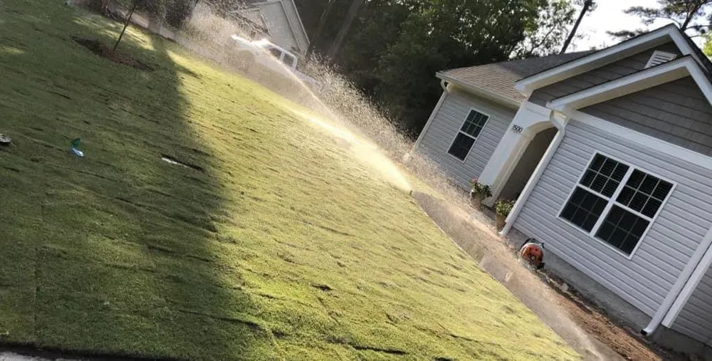 Affordable lawn mowing service in Hahira, GA by Evergreen Outdoor Services