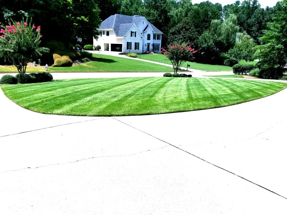 Expert lawn mowing service in Ball Ground, GA by Evergreen Property Care