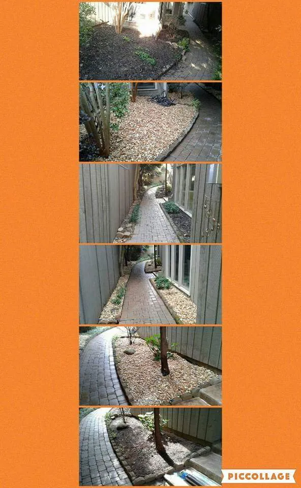 Custom garden landscaping with custom design across Ball Ground, GA - Evergreen Property Care