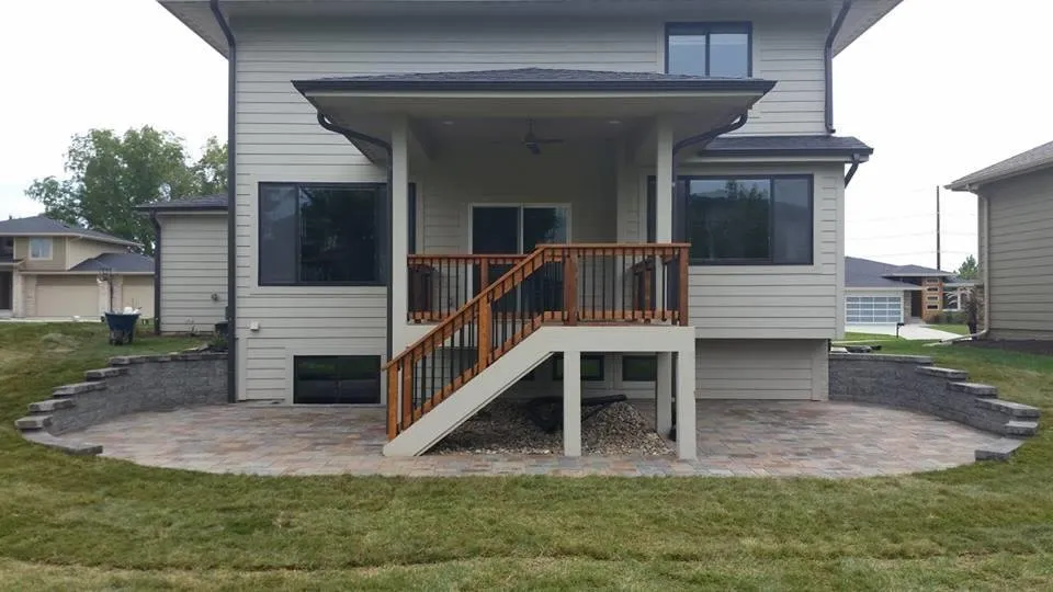 Affordable garden landscaping for homes in Grimes, IA by Evergreen Services