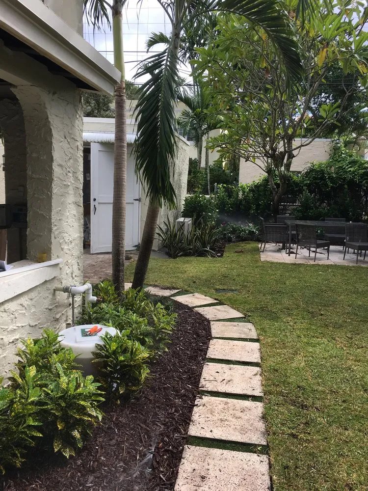Professional landscape design for residential properties across Miami, FL - Evergreen Sprinkler Systems