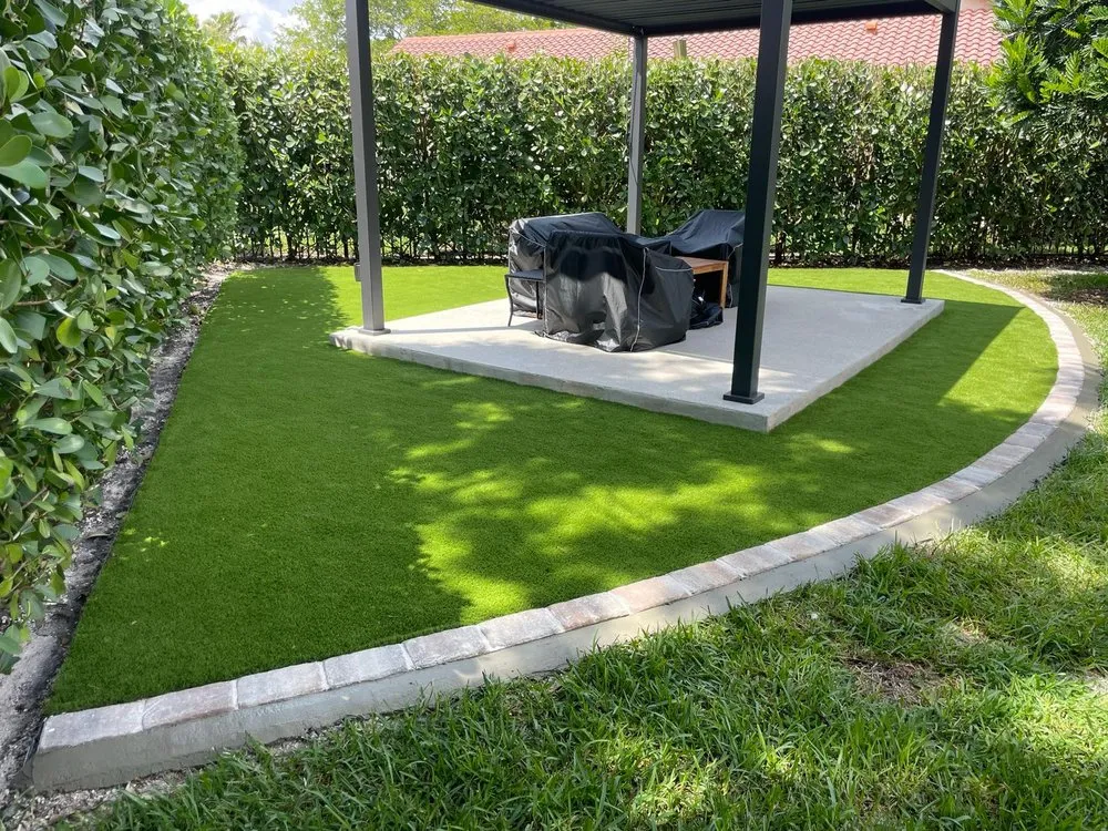 Trusted lawn mowing service with custom design across Boca Raton, FL - Evergreen Tech Landscaping