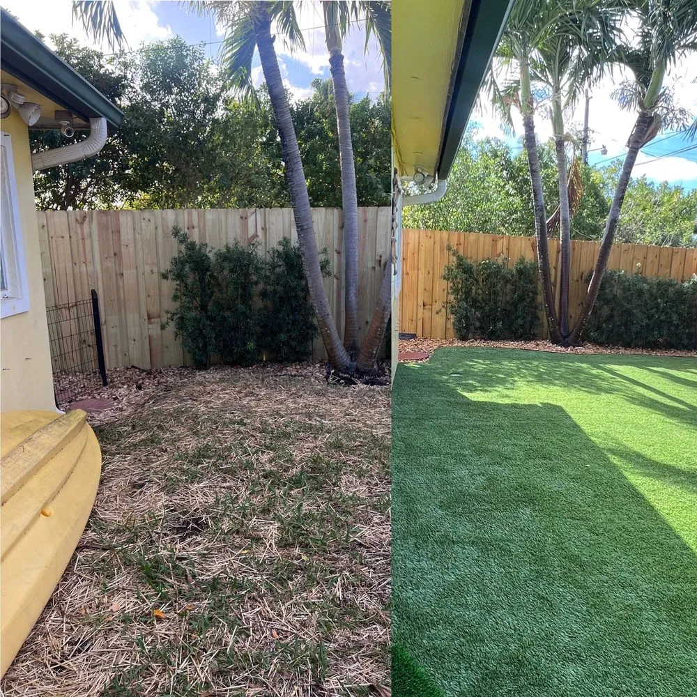 Professional yard maintenance for beautiful yards across Boca Raton, FL - Evergreen Tech Landscaping