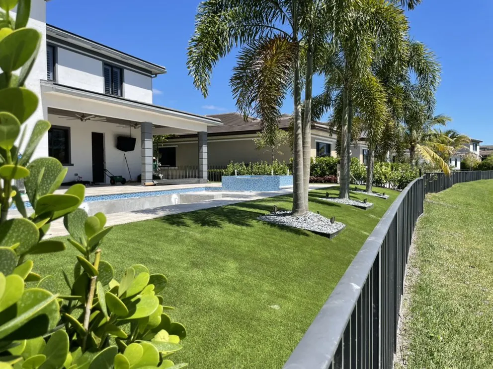 Top-rated outdoor landscaping in Boca Raton, FL by Evergreen Tech Landscaping