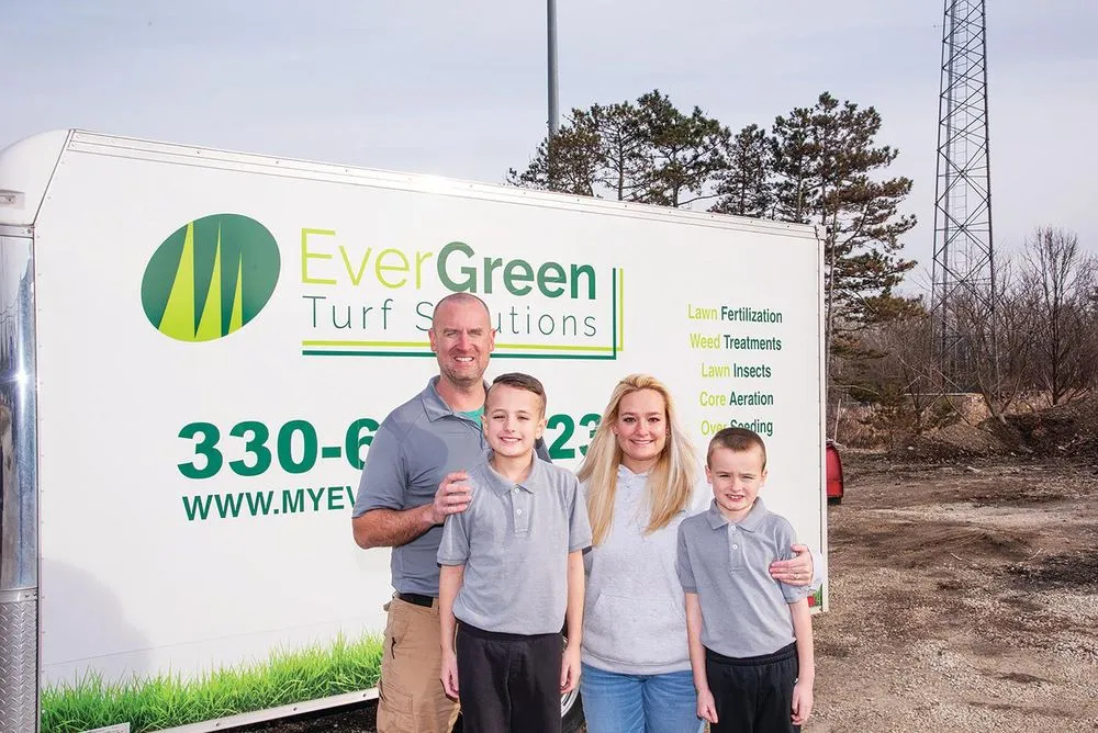 Custom landscape installation for beautiful yards in City, OH by EverGreen Turf Solutions
