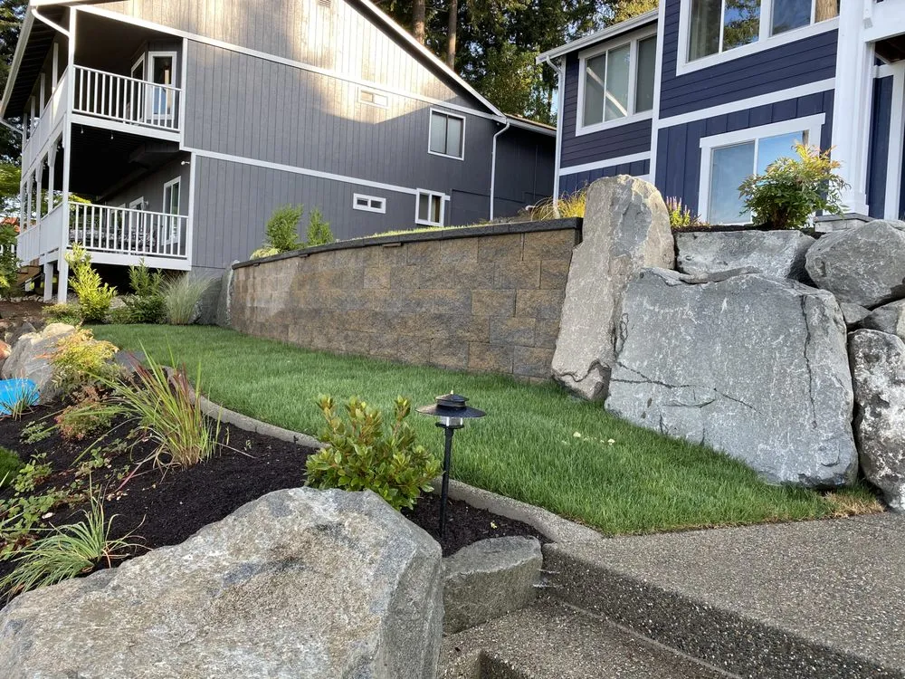 Professional garden landscaping in Olympia, WA by Evergreen Valley Landscape