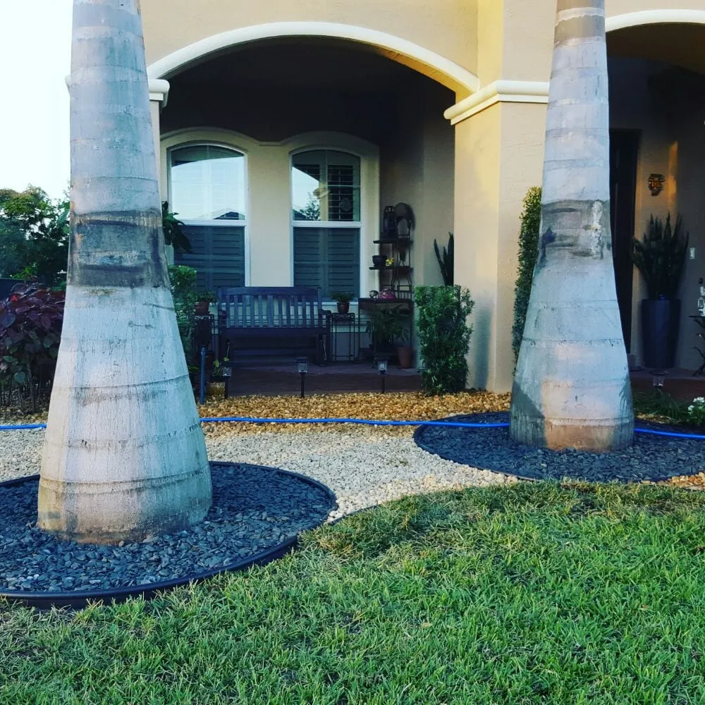 Local landscape installation in Boynton Beach, FL by Everlasting Lawn