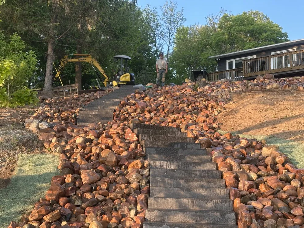 Top-rated outdoor landscaping with custom design across Chetek, WI - Everything Const. & Landscaping