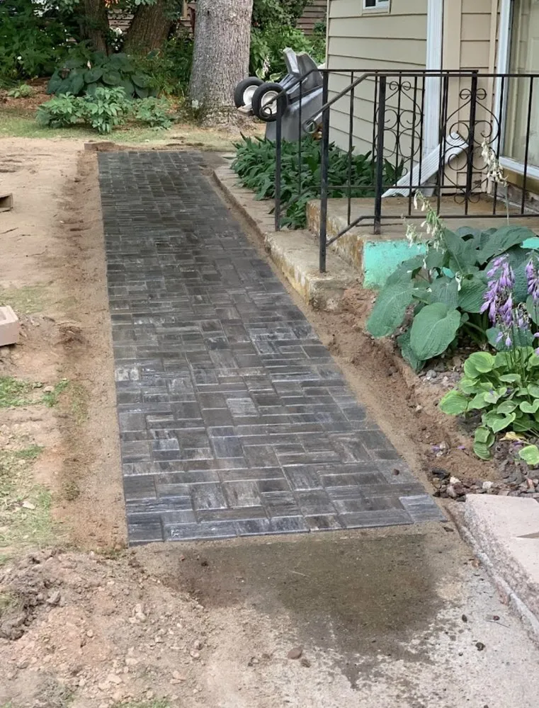 Custom outdoor landscaping in Chetek, WI by Everything Const. & Landscaping