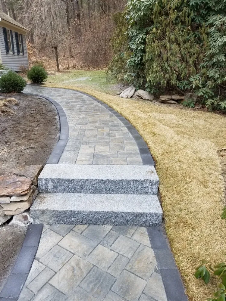 Custom yard cleanup service for residential properties in New Britain, CT by EVJ Landscape Construction