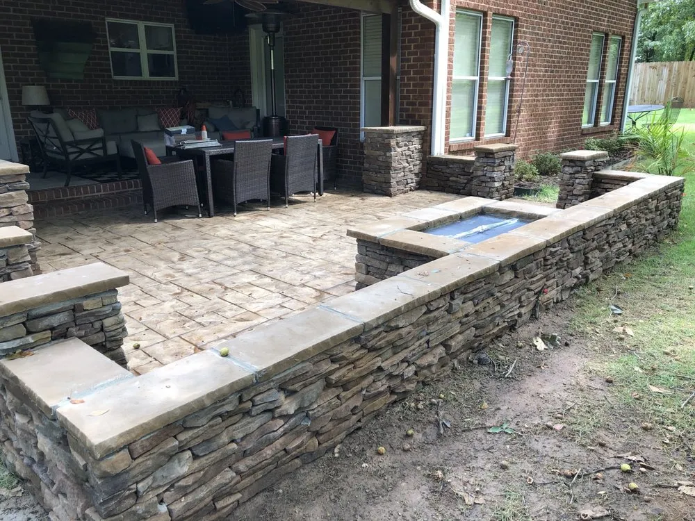 Expert garden landscaping in Little Rock, AR by Evolution Concrete