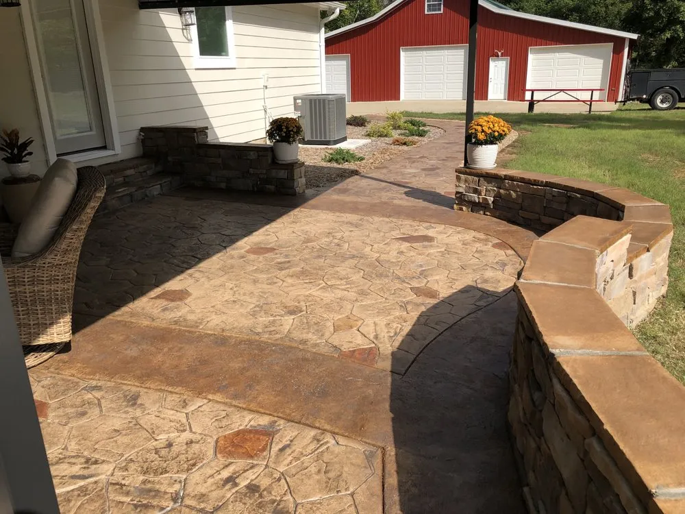 Professional landscape installation for beautiful yards across Little Rock, AR - Evolution Concrete