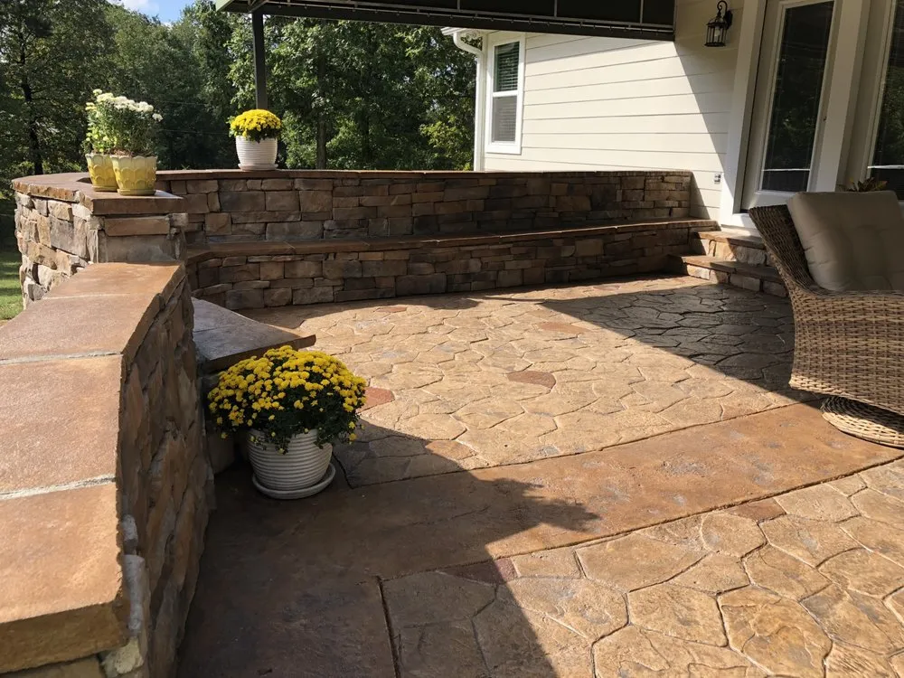 Expert outdoor landscaping for year-round maintenance in Little Rock, AR by Evolution Concrete