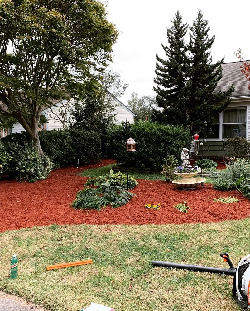 Custom landscape design with custom design in Virginia Beach, VA by Evolution Landscapes