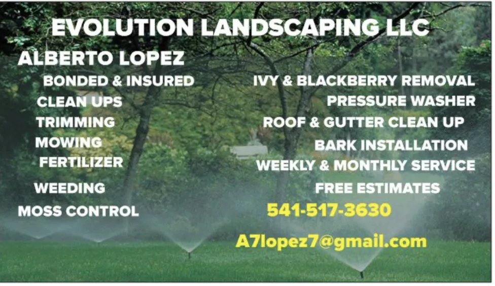 Custom yard maintenance in Eugene, OR by Evolution Landscaping