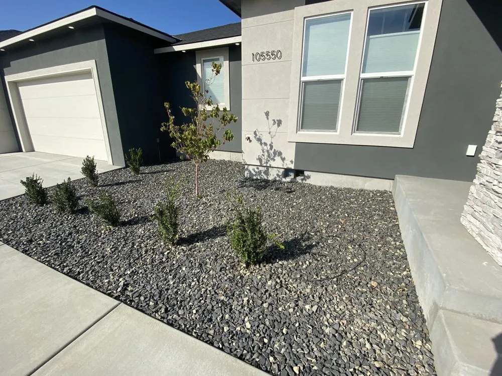 Expert landscape installation for homes in Pasco, WA by Evolution Landscaping