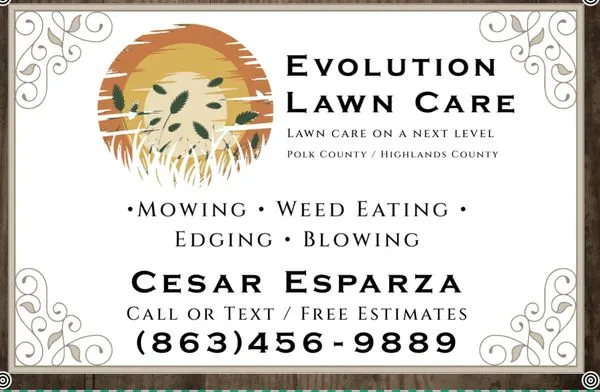 Evolution Lawn Care Logo