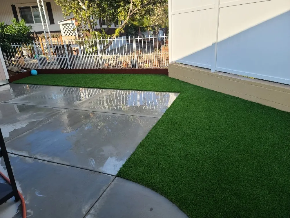 Custom landscaping services for outdoor upgrades in San Diego, CA by Evolution Turf