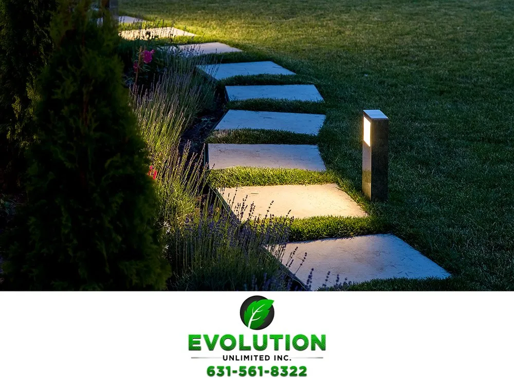 Trusted lawn care service with custom design across Shoreham, NY - Evolution Unlimited