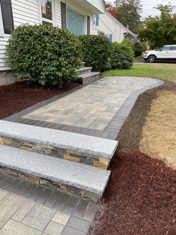 Top-rated landscape design for homes in Leicester, MA by Evolve Landscaping
