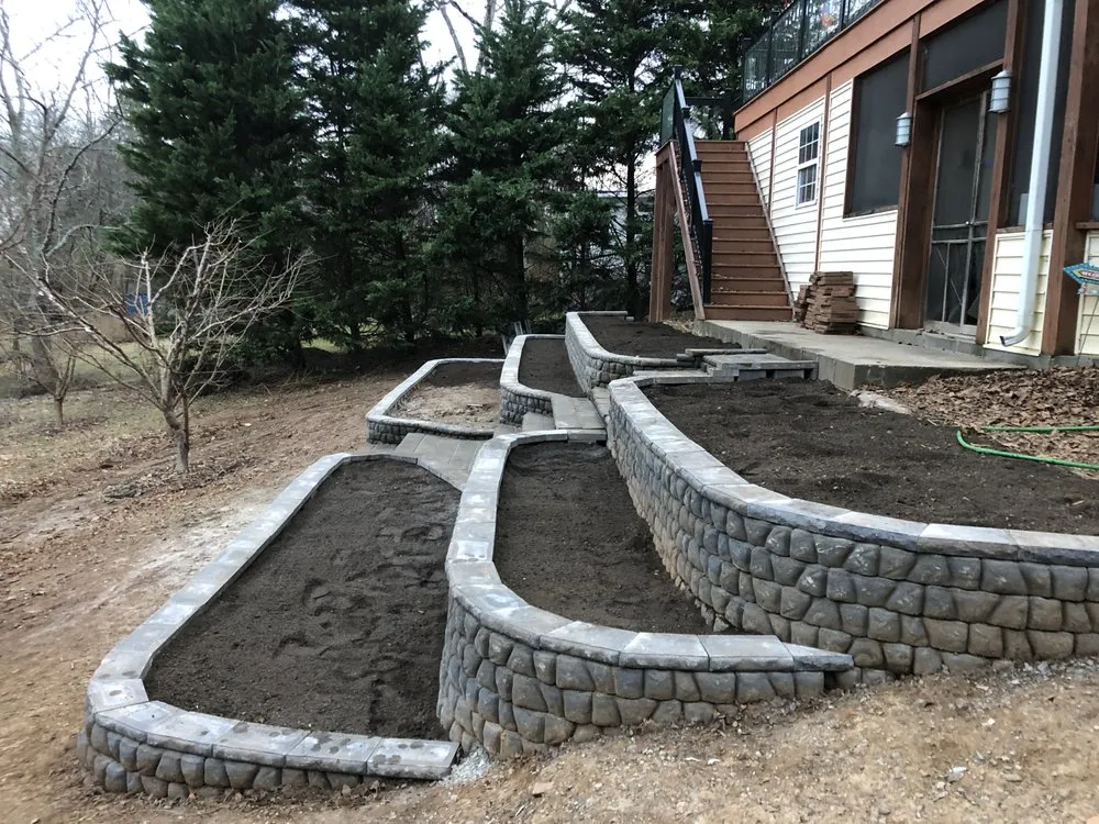 Affordable residential landscaping for homes in Clinton, TN by Ewing Hardscapes