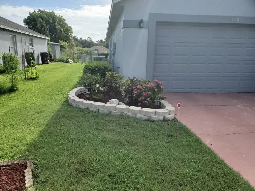 Professional garden landscaping with custom design in Saint Cloud, FL by Exalt Outdoor Services