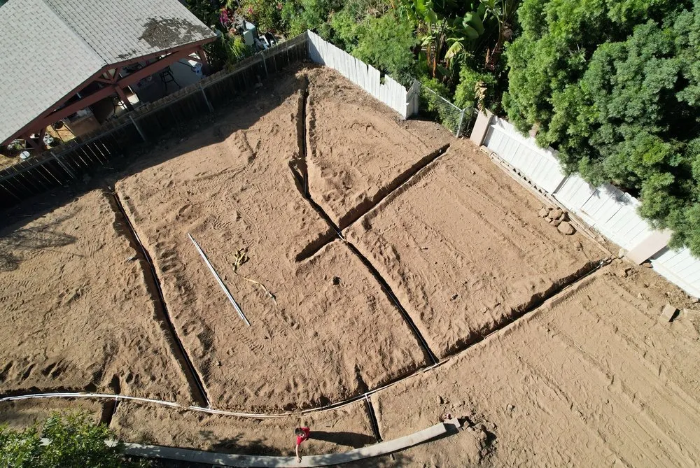 Custom landscape installation in Escondido, CA by Excavation Dirt Works & Grading