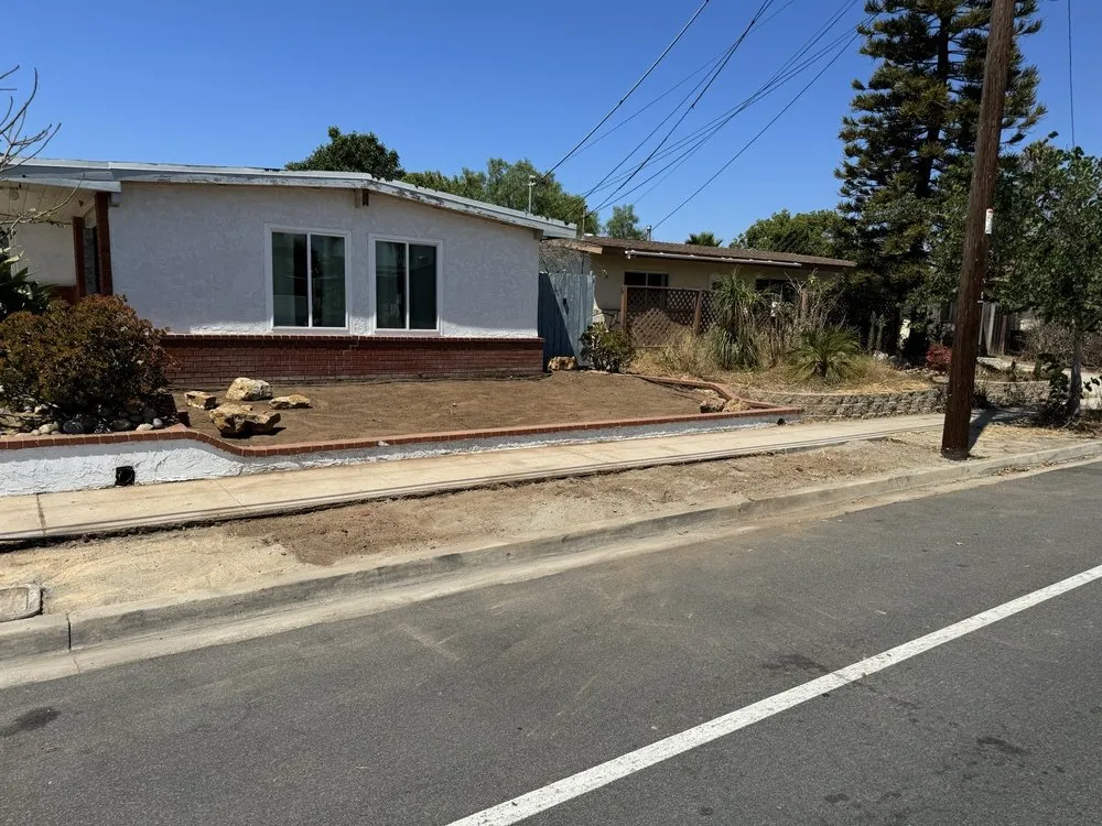 Affordable garden landscaping for outdoor upgrades in Escondido, CA by Excavation Dirt Works & Grading