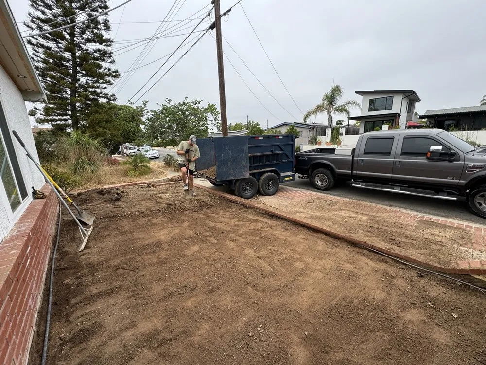 Trusted garden landscaping for residential properties in Escondido, CA by Excavation Dirt Works & Grading