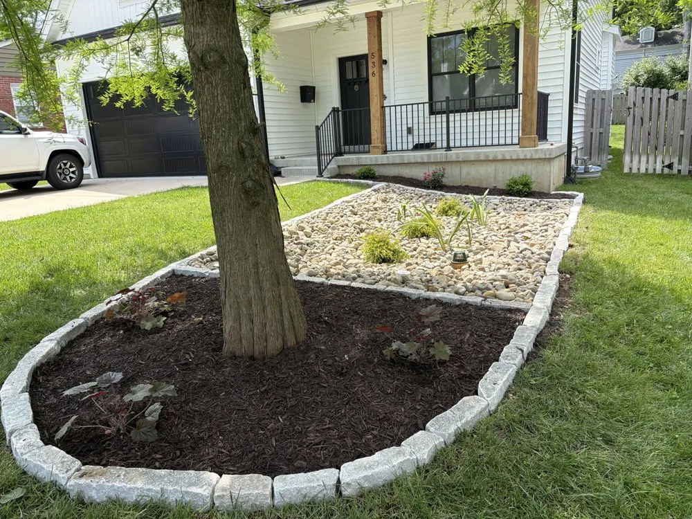 Affordable landscape installation in Creve Coeur, MO by Excel landscaping