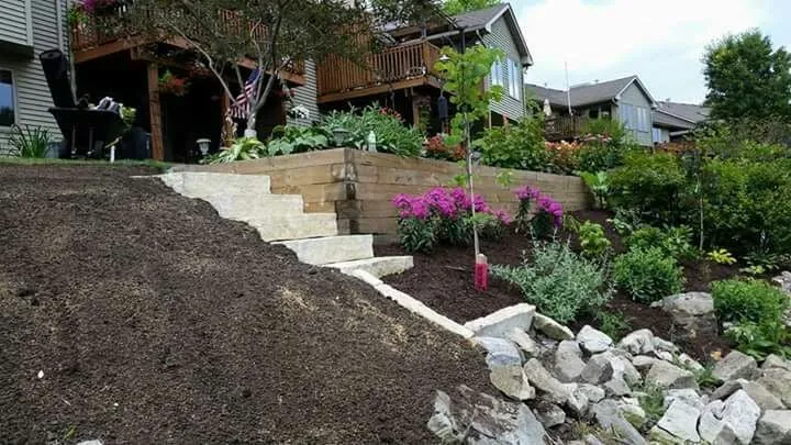 Expert residential landscaping for residential properties in Des Moines, IA by Excel Lawns & Landscape