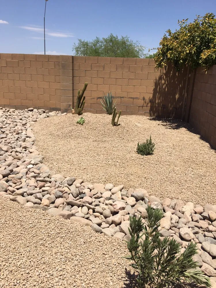 Reliable yard cleanup service with custom design in Surprise, AZ by Excelerated Landscaping