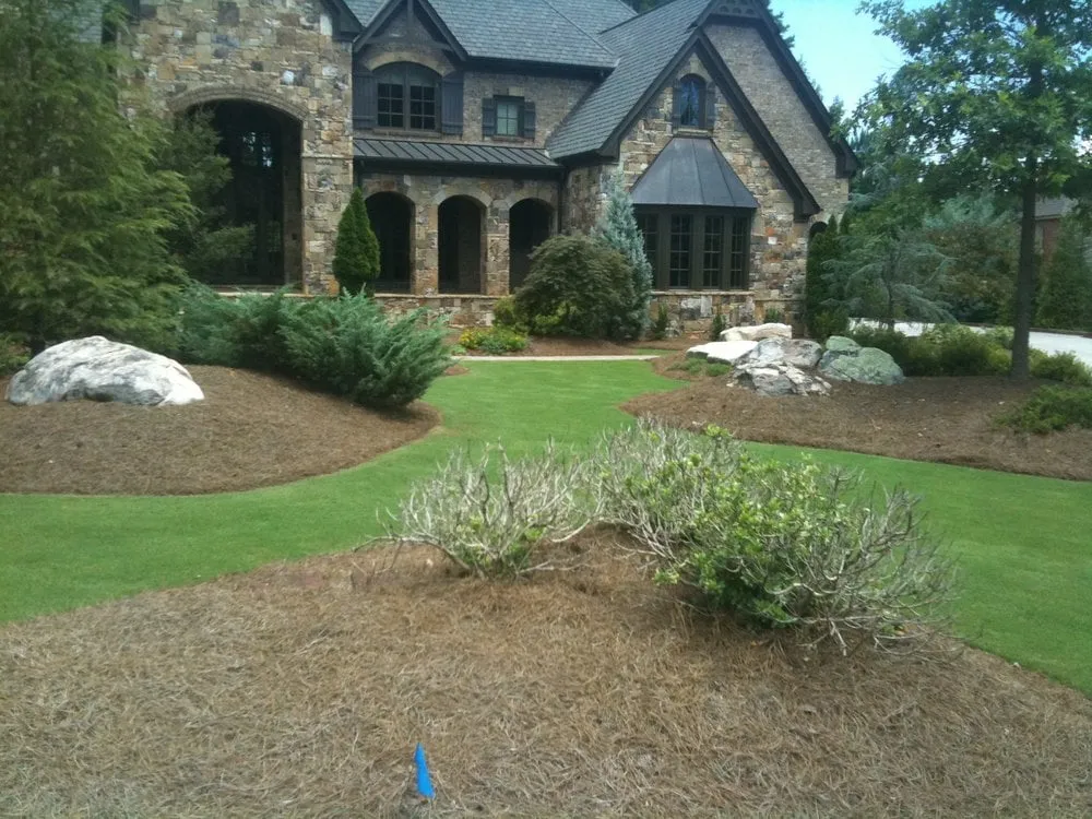 Professional yard maintenance for residential properties in Lilburn, GA by Excellawnt Care