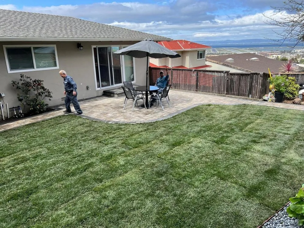 Expert landscape installation with custom design in Hillsborough, CA by Excellence Landscape