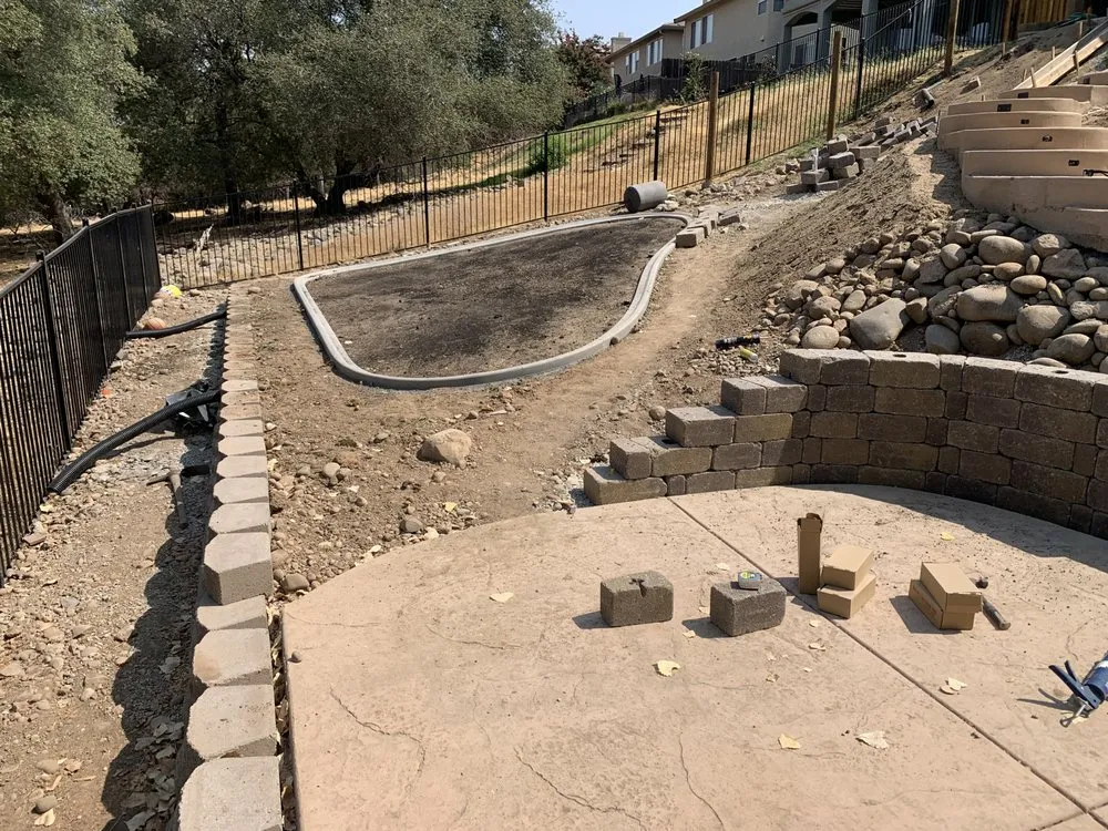 Affordable garden landscaping with custom design in Roseville, CA by Excellent landscaping